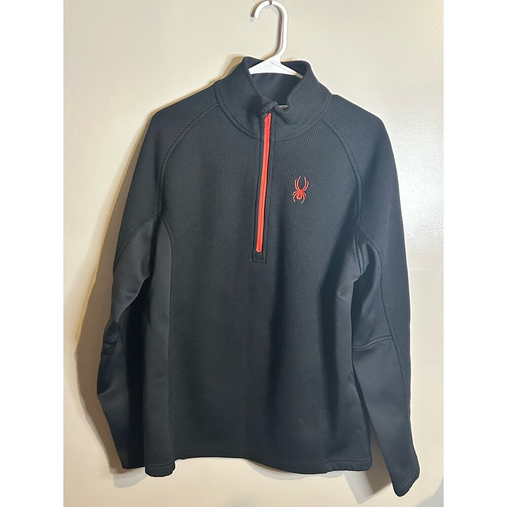 Spyder Men’s 3/4 Zip Black Jacket